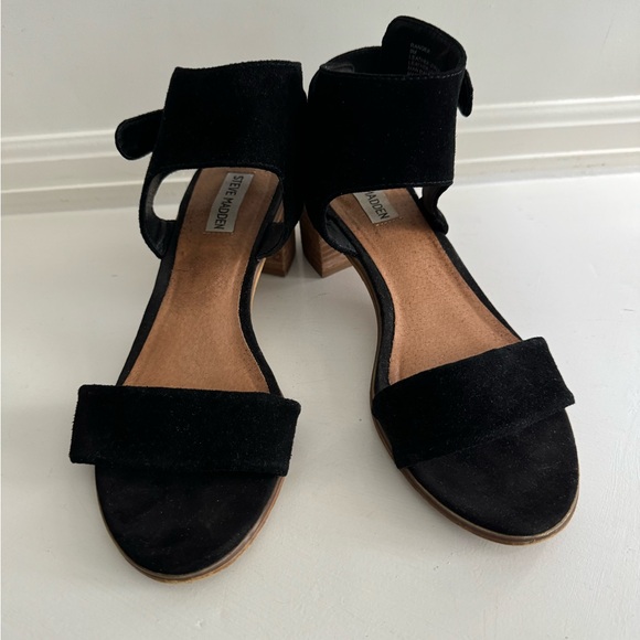 Steve Madden* Leather Suede Sandal - Picture 2 of 6